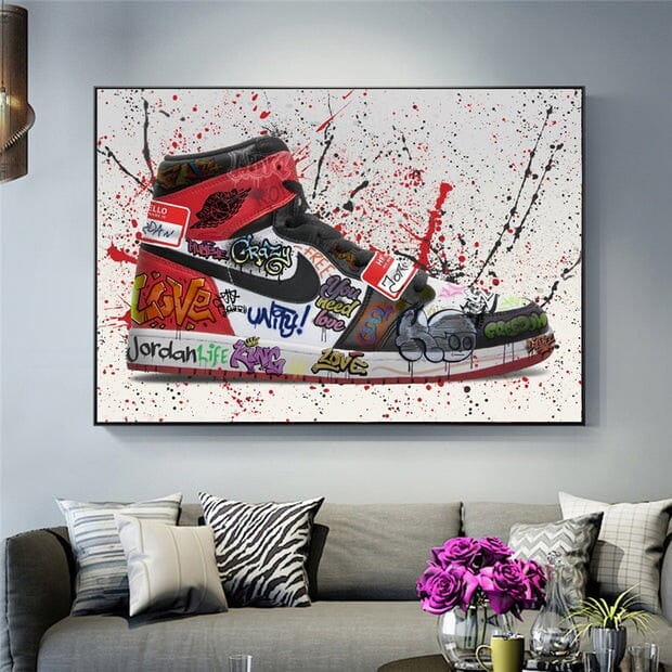 Jordan 1 sales canvas art